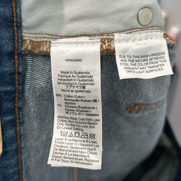 NWT Madewell The Perfect Vintage Straight Jeans in Med Wash Womens Size 33 Denim - Picture 12 of 12